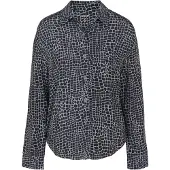 JOOP! Chemise de nuit ' Luxe Modal Printed ' noir
