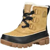 Sorel - Bottes hautes d'hiver imperméables et isolantes - Torino V WP W Curry Black pour Femme en Cuir - Taille 39 - Beige