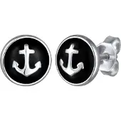 KUZZOI Boucles d'oreilles noir / argent