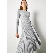 Apricot Robes en maille gris
