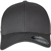Flexfit Casquette de - Wooly Combed - pour Unisexe - gris foncé - Taille Adolescent(e)