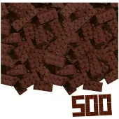 Simba Androni 104114548 - Blox 500 braune 8er Steine lose