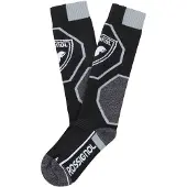 Rossignol - Chaussettes de ski - Jr Speed Confort Socks Black en Laine - Taille Enfant XS - Noir