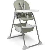 Hauck Sit N Fold, Chaise haute multifonctions, Assise rembourrée, Gris, Sauge, Blanc, Motif, 5 points, 15 kg