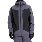Quiksilver - Veste de ski/snowboard stretch en PrimaLoft Silver Active - Ultralight Stretch 20k Jacket Graystone pour Homme - Taille M - Gris
