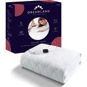 Dreamland Surmatelas électrique chauffant hypoallergénique 16969 - 1 pers. - 1 télécommande