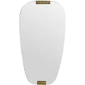 House Doctor Pinces miroir dorées 58x32cm