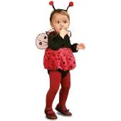 MOM Ladybug Junior Costume Rouge 0-6 Months Enfants