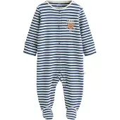 Next Pyjama bleu marine / marron / blanc