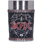 Nemesis Now Ac/Dc Back In Verre À Liqueur Noir 9x11cm
