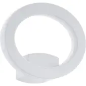 Eglo Applique murale extérieure LED Emollio forme annulaire blanche indirecte IP44