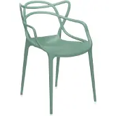 Kartell Masters Chaise Sage Green | 2 chairs