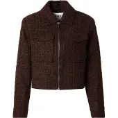 ONLY Veste mi-saison 'ONLSHONA' chocolat