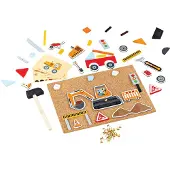 Bigjigs Jeu de martelage créatif droit