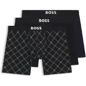 BOSS pour homme. 50549856 Set 3 Boxers unis noir (S), Homewear, Coton