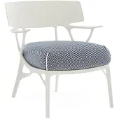 Kartell A.I. Lounge Outdoor | White|White-Blue