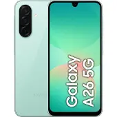 Samsung Galaxy A26 5G, 17 cm (6,7"), 8 Go, 256 Go, 50 MP, Android 15, couleur menthe