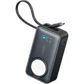 Anker MagGo - Banque d'alimentation - pour Apple Watch - 10000 mAh - 35 watt - 2 connecteurs de sortie (USB-C) - noir