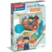 Clementoni Jeu éducatif « Fien et Teun Quizzy » avec stylo électronique