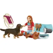 Schleich 42748 - Une nuit avec Hannah (ne peut être commandée séparément) - Horse Club