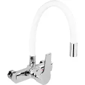 Fala Robinet de cuisine, mural flexible, blanc