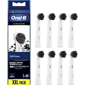 Oral-B Pure Clean Brosses à dents à charbon actif, 8 pièces