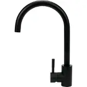 Fala Robinet de cuisine Steely, noir 26cm, robinet, robinet d'évier, mitigeur