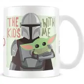 Pyramid Tasse De Petit-déjeuner Les Enfants Avec Moi The Mandalorian