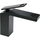 Fala Mitigeur monocommandé pour lavabo anguleux noir Noir 1 75880