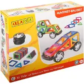 Creathek Jeu de construction CR Magnetic avec roues, 32 pièces