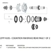 Zipp Cognition Driveside Sealing Ring Noir