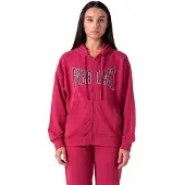 Everlast Logo Full Zip Sweatshirt Rose M Femme