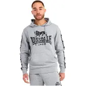 Lonsdale Sweat-shirt 'Scousburgh' gris chiné / noir