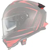 Premier Helmets Typhoon Helmet Rear Spoiler Noir