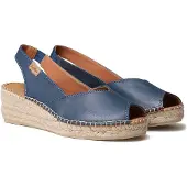 Toni pons Bernia-p Esparto Wedge Sandals Bleu EU 37 Femme