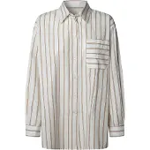 Pepe Jeans pour femme. PL3051245 Chemise Lina blanche (M), Casuel, Coton, Manche courte