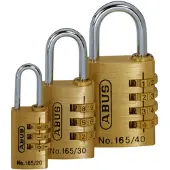 ABUS Cadenas à Combinaison 165/40mm Classik Laiton