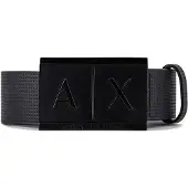 Armani Exchange pour homme. 951019CC50700020 Ceinture en cuir noir (28), Casuel, Classique