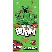 Minecraft Boom Badetuch, Strandtuch 70x140cm (140 x 70 cm)
