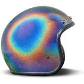 DMD Retro Rainbow Casque Jet Arcenciel L unisex multicolore