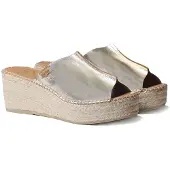 Toni pons Ivonne Esparto Wedge Sandals Argenté EU 40 Femme