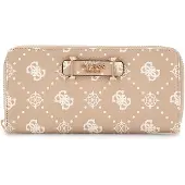GUESS Porte-monnaies 'Silia Slg' beige / blanc