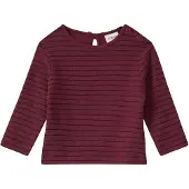 s.Oliver T-Shirt bordeaux / noir