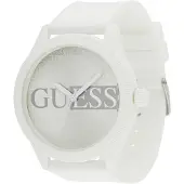 GUESS Montre à affichage analogique 'Reputation' blanc
