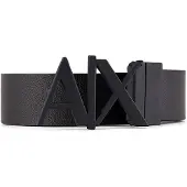 Armani Exchange pour homme. 951017CC50561120 Ceinture en cuir noir (28), Casuel, Classique