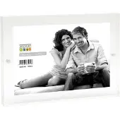 Deknudt Cadre photo magnétique et transparent 20 mm d'épaisseur 18x24 S58SA2
