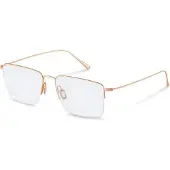 Rodenstock R7133 Square Glasses Doré 145/57 mm Homme