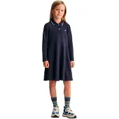 Gant 751135 Long Sleeve Long Dress Bleu 6-8 Years Fille