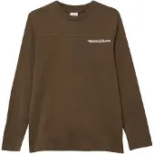 s.Oliver T-Shirt brun foncé / blanc