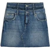 G-Star Mini-Jupe Carter Double Waistband - Bleu moyen - Femmes